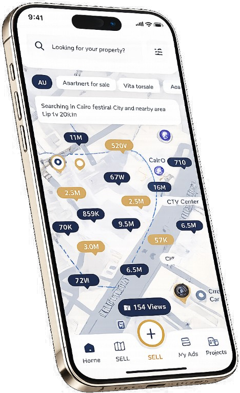Map search screen