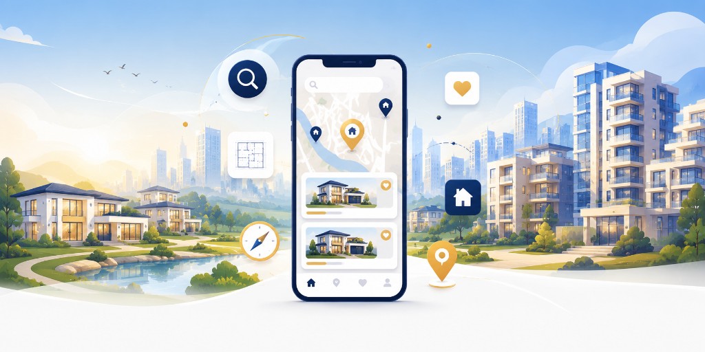 Explore properties on the Broker app