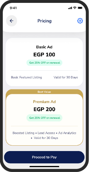 Pricing plans
